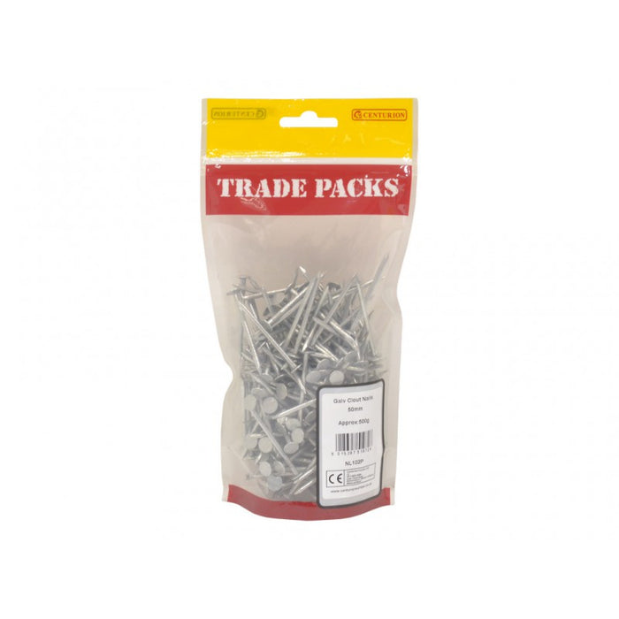 Clout Nails - Galvanised - 50mm (500g)