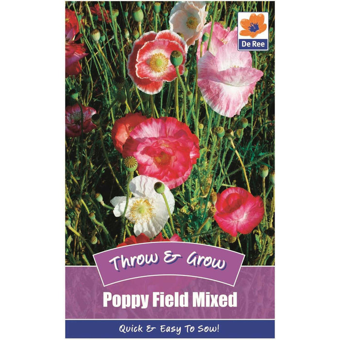 Throw & Grow Poppy Field Mixed