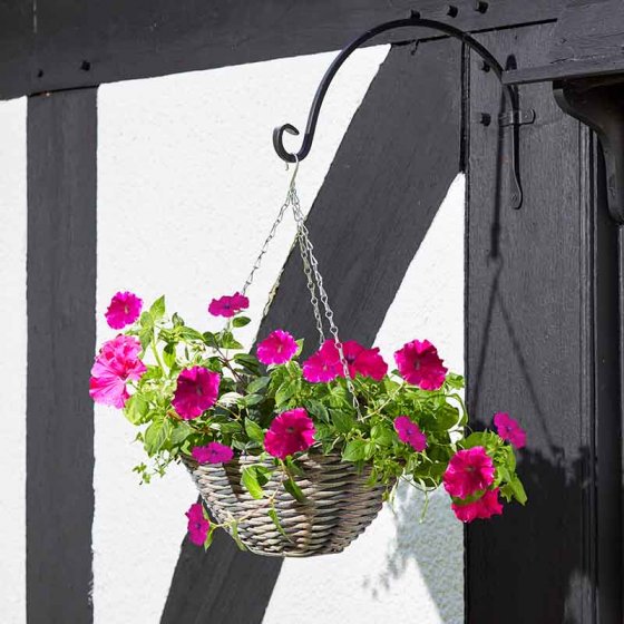 14" Faux Rattan Baskets