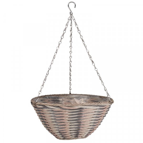 14" Faux Rattan Baskets