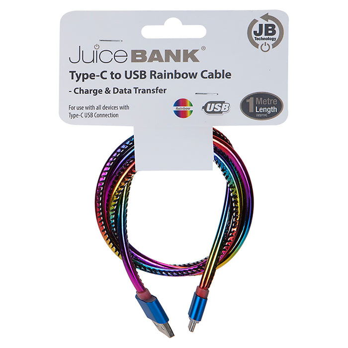 Type-C to USB Rainbow Cable
