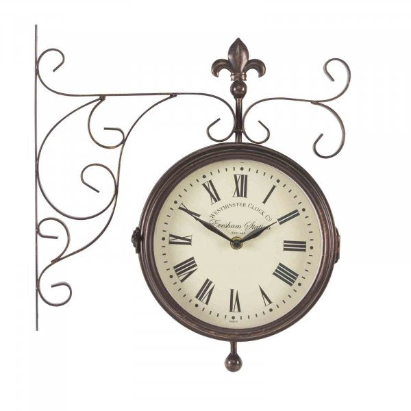 Marylebone Station Wall Clock & Thermometer 8in