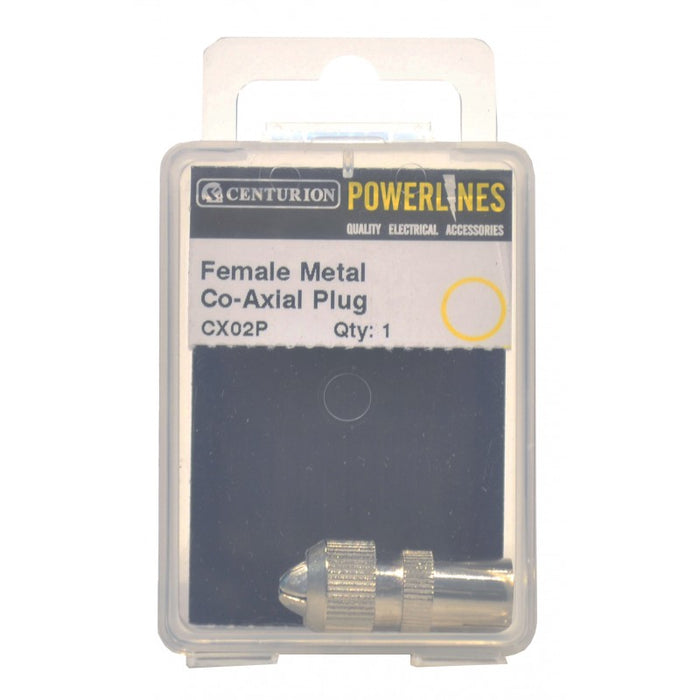 Female Metal Co-Axial Plug