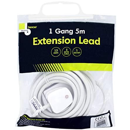 1 Gang 5M Extension Lead