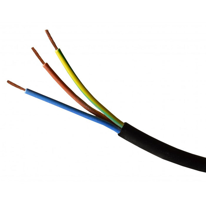 2.5mm x 5m Flexible Cable 3 Core