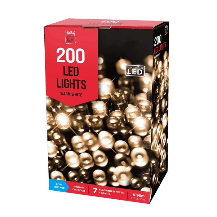200 LED Christmas Lights