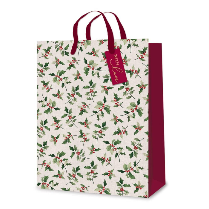 Christmas Holly Gift Bag