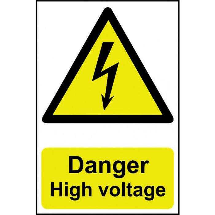 Danger High voltage - PVC (200 x 300mm)