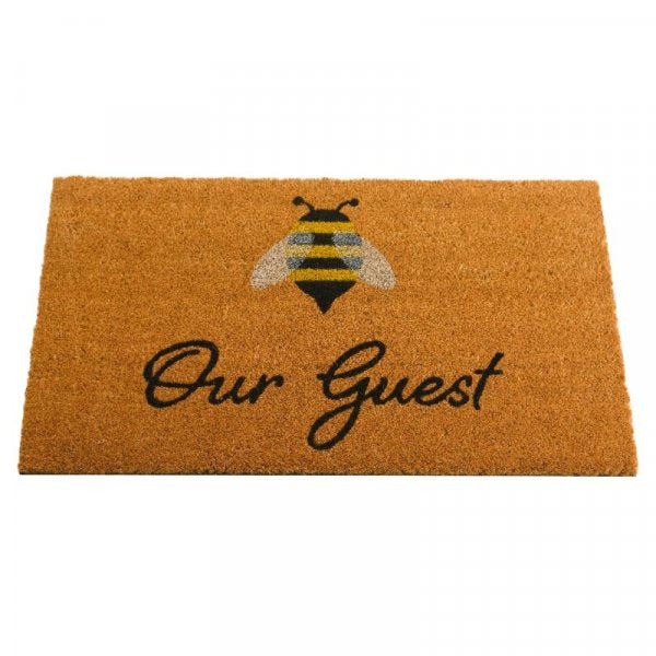 Bee Our Guest Door Mat 75x45cm
