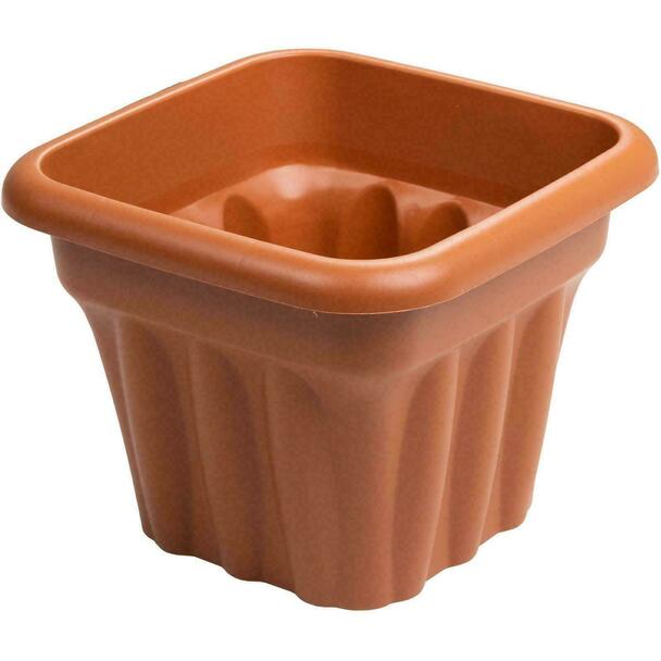 Vista Square Planter Terracotta