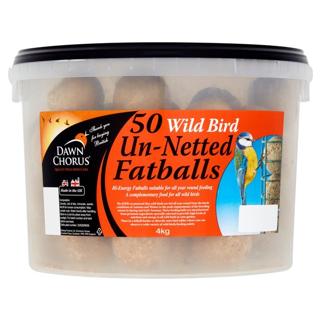 50 Wild Bird Un-Netted Fatballs