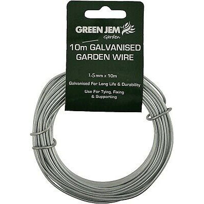 10m Galvanised Garden Wire