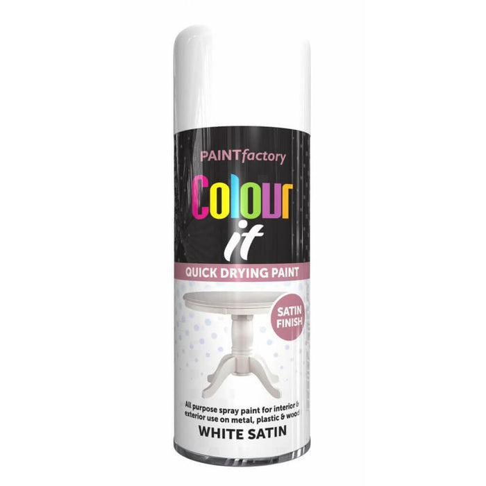 Spray Paint - 400ml White Satin