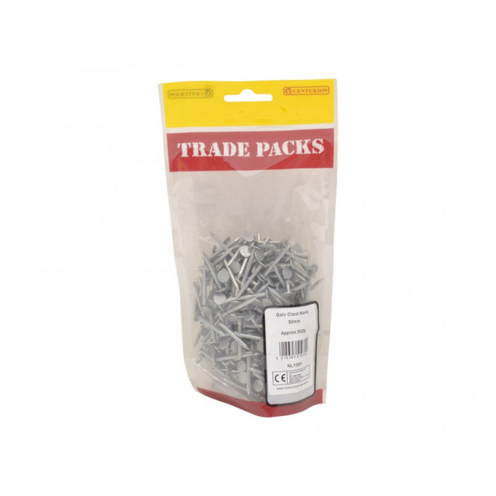 Clout Nails - Galvanised - 30mm (500g)