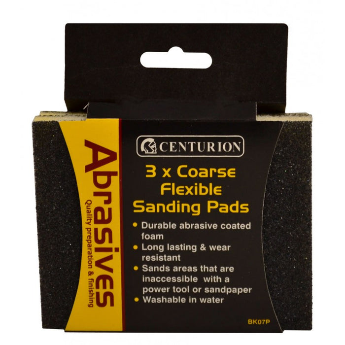 Coarse Flexible Sanding Pads (Pack of 3)