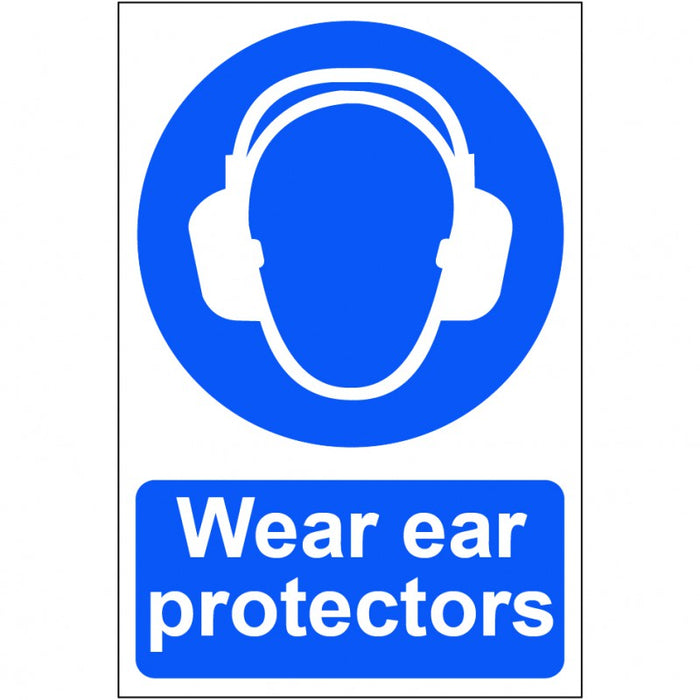 Wear ear protectors - PVC (200 x 300mm)