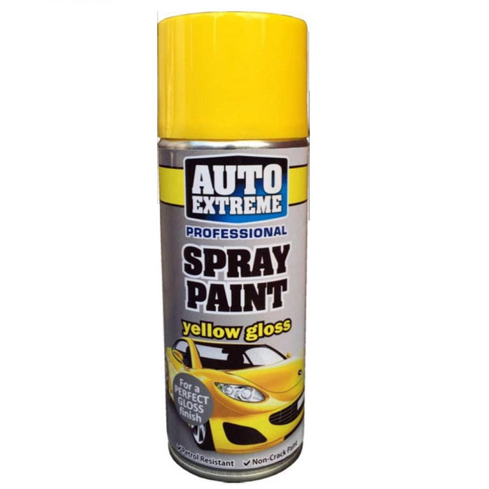 Professional Spray Paint - 400ml Yellow Gloss