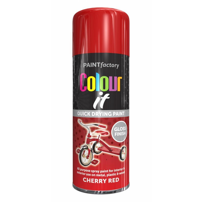Spray Paint - 400ml Cherry Red