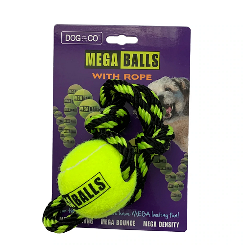 Mega Balls With Rope 4"