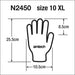 Light Duty PU Coated Palm Gloves Grey XL (Size: 10)
