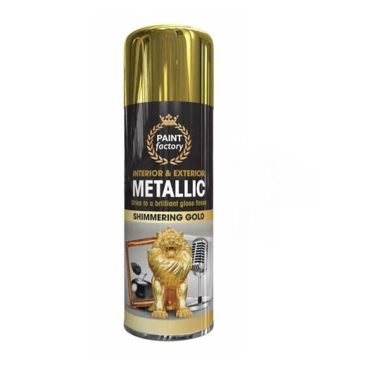 Metallic Spray Paint - 400ml Shimmering Gold