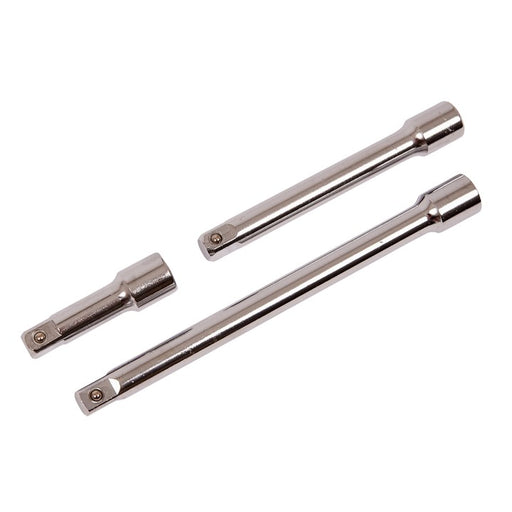 3pc 1/2''Drive  75, 150, 225mm  Extension Bar Set