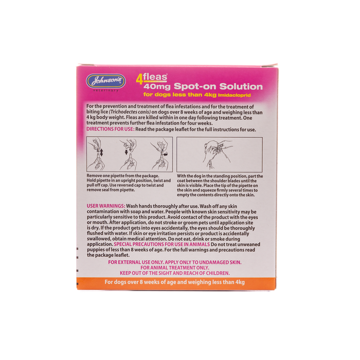 4Fleas Spot-On Dual Action Twin Pack