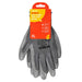 Light Duty PU Coated Palm Gloves Grey XL (Size: 10)