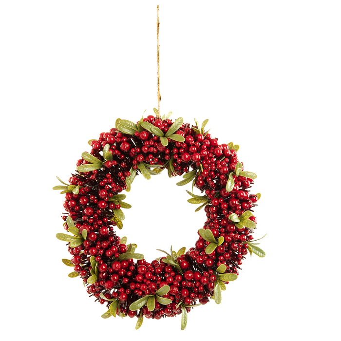 45cm Red Berry Wreath