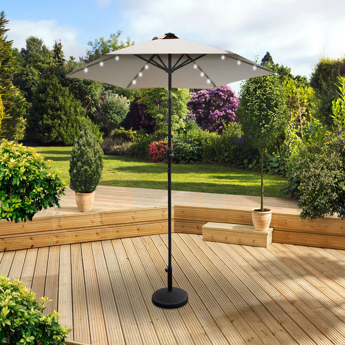 Pagoda 2.5m Crank & Tilt Parasol Solar