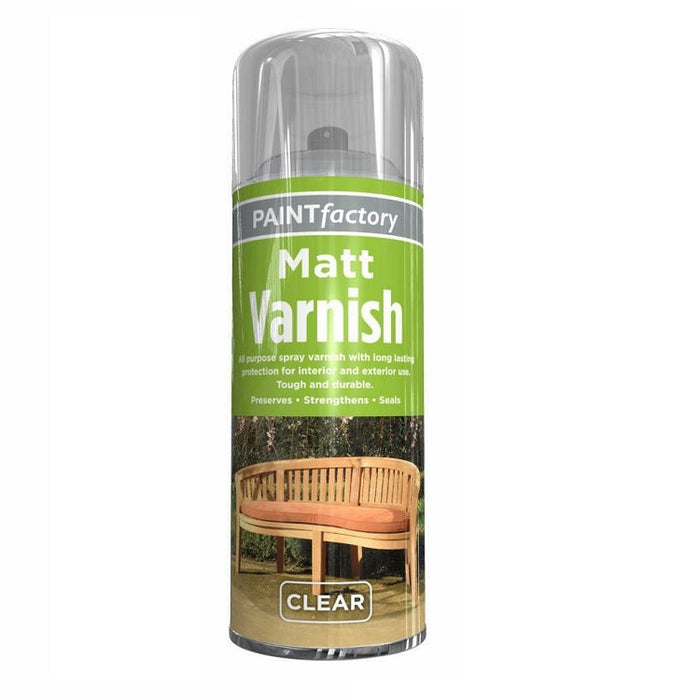 Spray Paint - 400ml Clear Matt Varnish