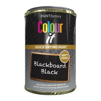 Quick Drying Paint - 300ml Blackboard Black