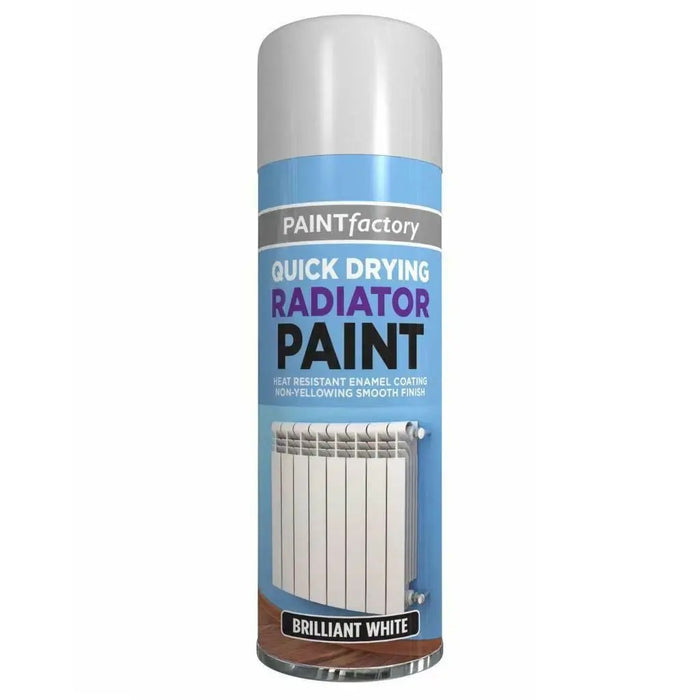 Quick Drying Radiator Paint - 300ml Brilliant White