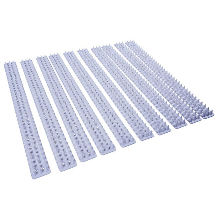 10pc Security Spikes - White