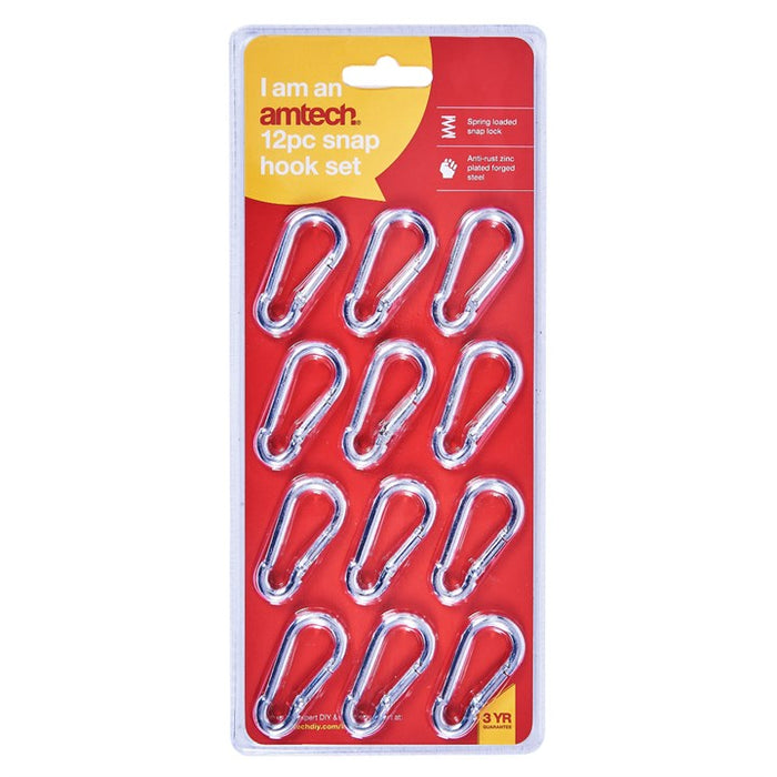 12pc Snap Hooks