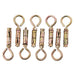 8pc 6mm Closed Hook Bolts