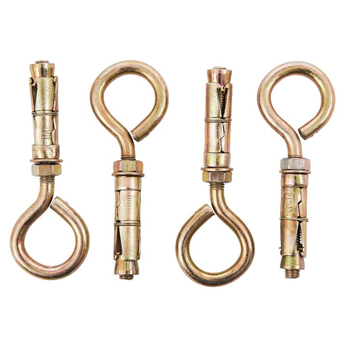 4pc 10mm Closed Hook Bolts