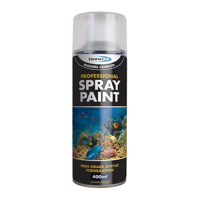 Professional Spray Paint - 400ml White Gloss