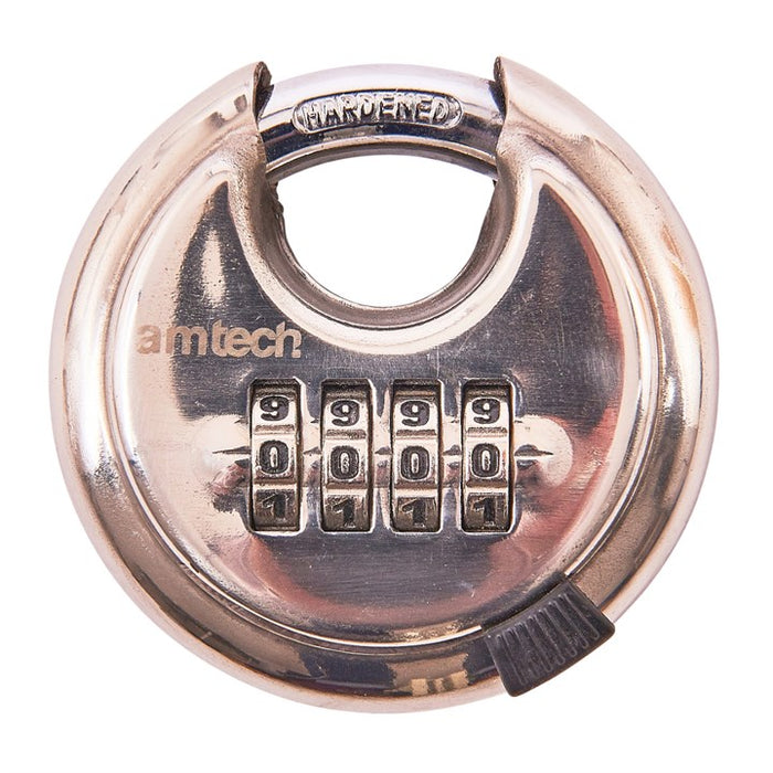 70mm 4 Digit Combination Disc Padlock