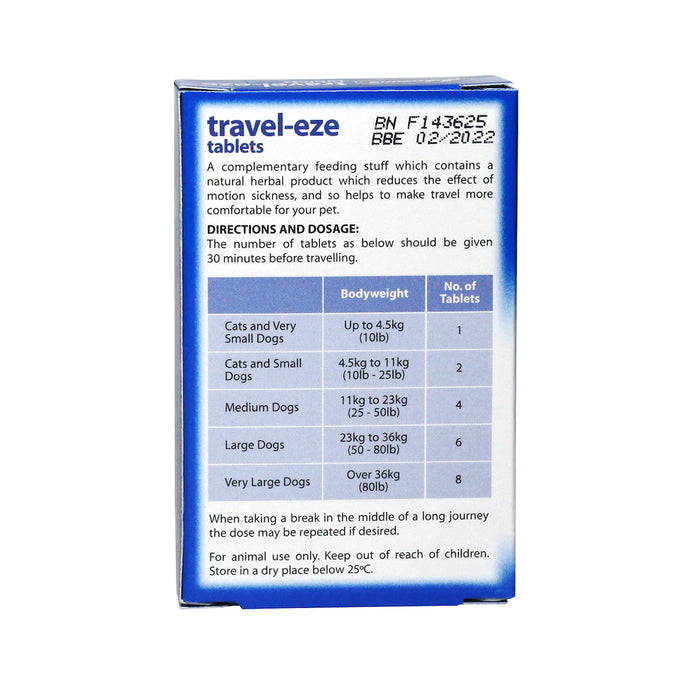Johnsons Travel-Eze Tablets