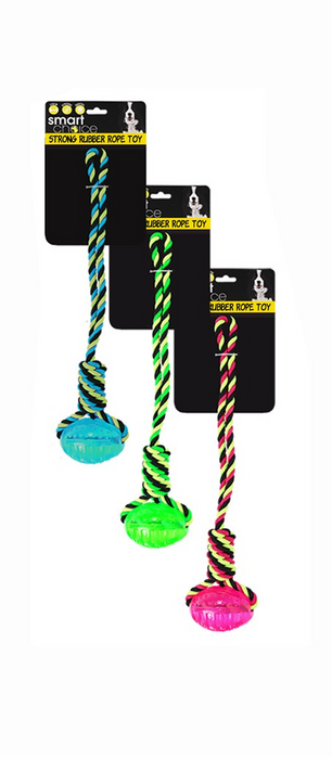 Super Tough Ball & Rope Toy