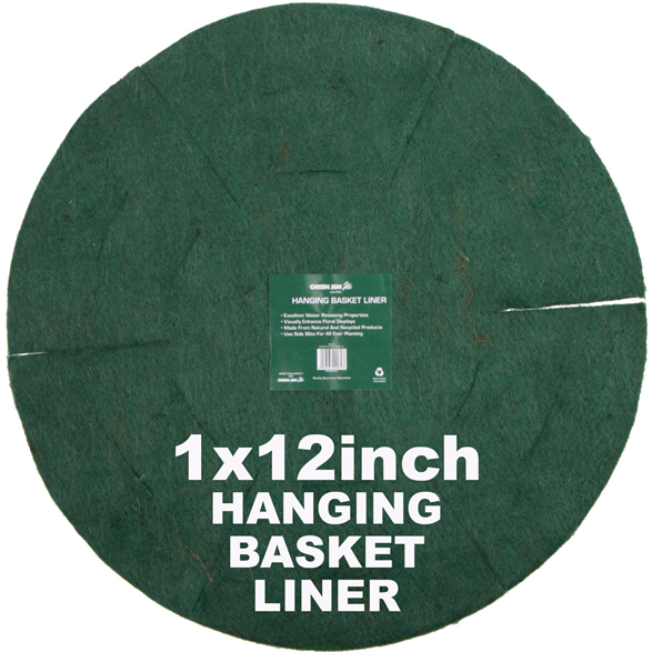12" Hanging Basket Liner