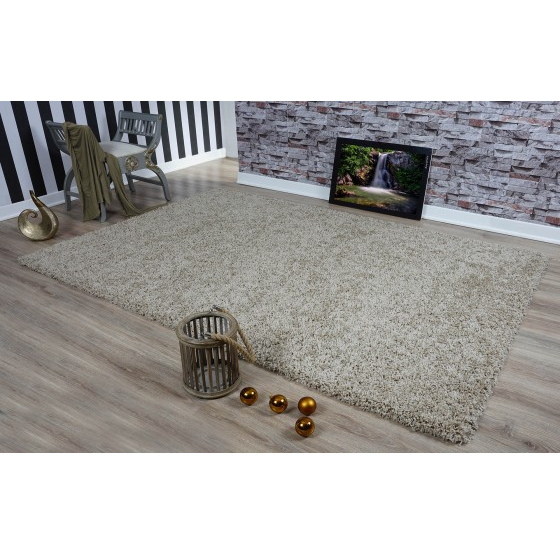 Oxford Modern Shaggy Rug - Beige