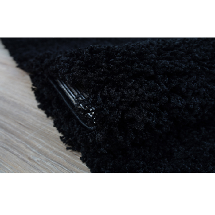 Oxford Modern Shaggy Rug - Black