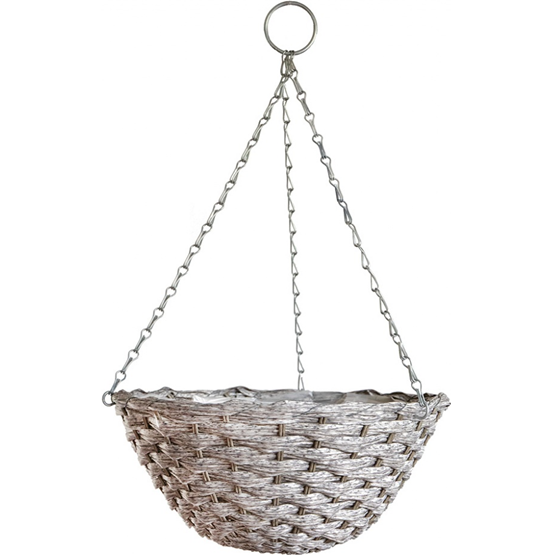 35cm (14") Mountain Grass Effect Hanging Basket