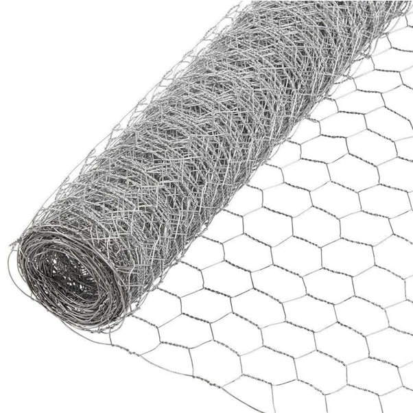 5m x 0.6m x 25mm Galvanised Wire Netting