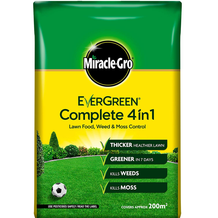 Miracle-Gro Evergreen Complete 4-in-1 Lawn Food, Weed & Moss Control