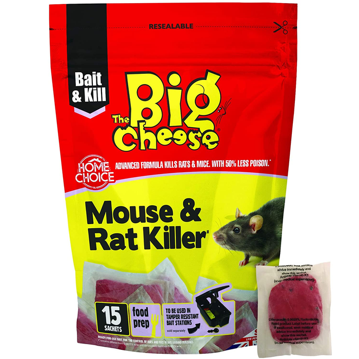 The Big Cheese Mouse & Rat Killer - 15 Pack