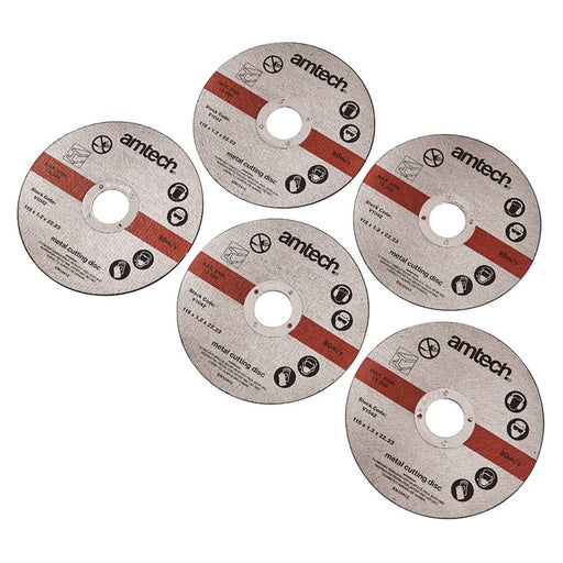 5pc 1.2mm X115mm Metal Cutting Discs