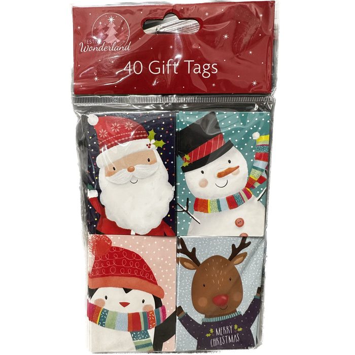 40 Cute Folded Christmas Gift Tags